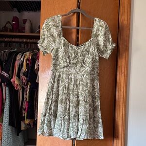 Trixxi Olive Floral Dress from Francesca’s